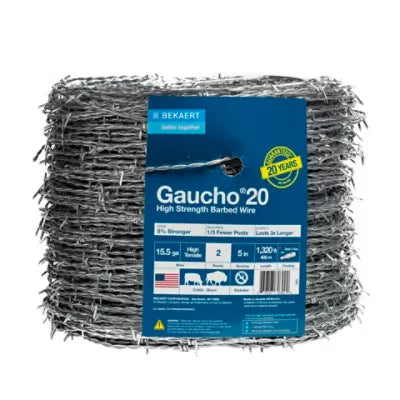 Bekaert Gaucho Barbed Wire - 15 1/2 GA