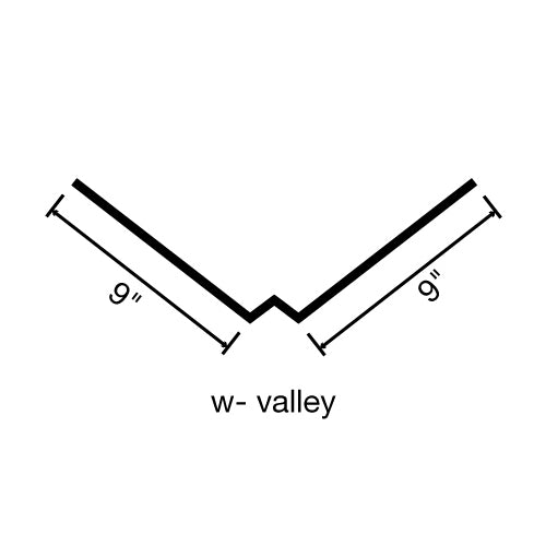 10' W-Formed Valley 20"