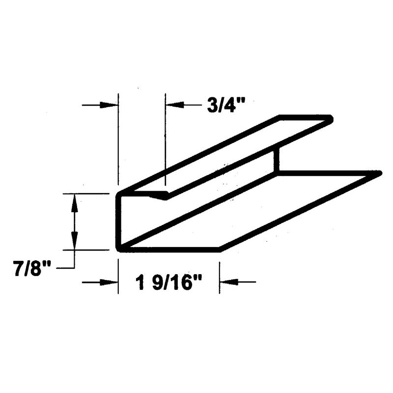 10' J Channel with Hem