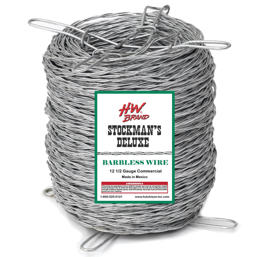 HW Stockman's Deluxe Commercial Barbless Wire